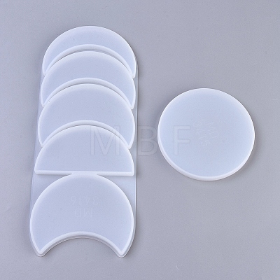 Moon Phase Shape DIY Silicone Molds DIY-WH0161-68B-1