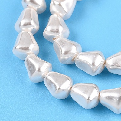 Transparent Spray Painted Glass Beads Strands GLAA-N001-28-1