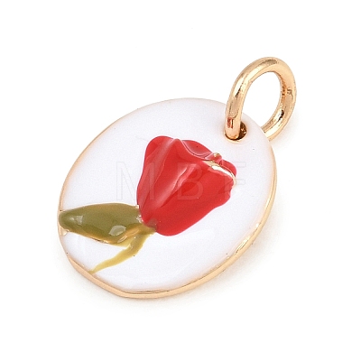 304 Stainless Steel Enamel Pendants STAS-L312-03G-02-1