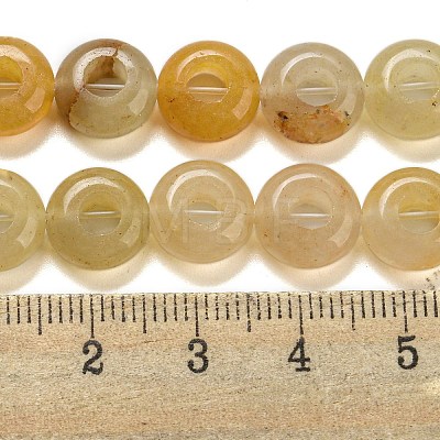 Natural Topaz Jade Beads Strands G-P536-A13-01-1