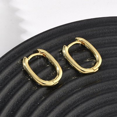 Brass Hoop Earrings for Women KK-CBA760A-09G-1