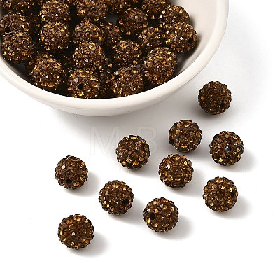 Pave Disco Ball Beads LS-RB-H258-10MM-220-1
