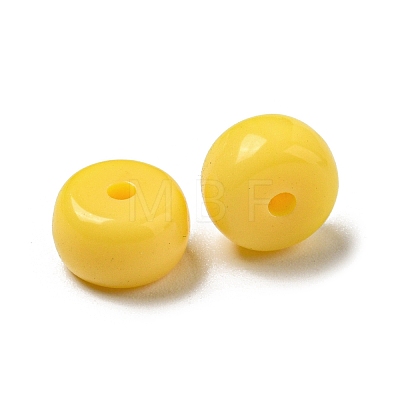 Opaque Acrylic Beads OACR-H037-02A-1