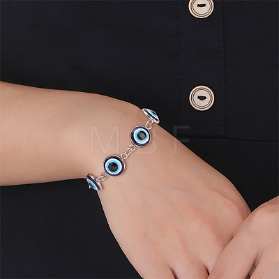 20Pcs 2 Styles Evil Eye Resin Connector Charms FIND-AR0003-29-1