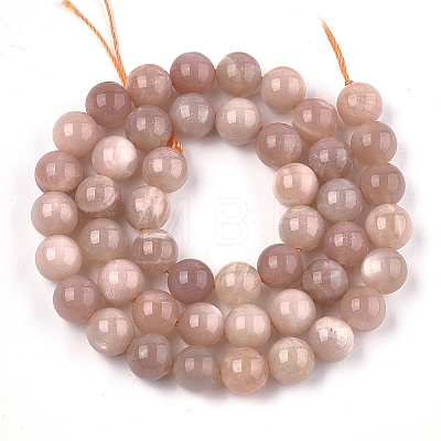 Natural Sunstone Beads Strands G-S333-8mm-019-1