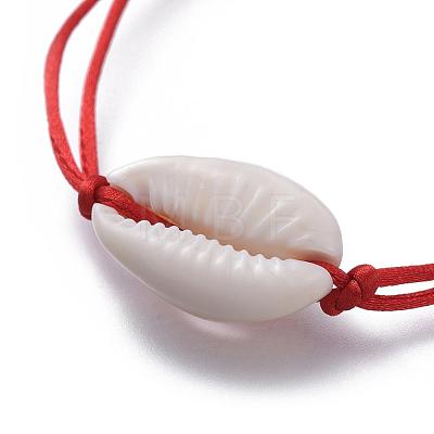 Adjustable Nylon Thread Braided Bead Bracelets BJEW-JB05119-02-1