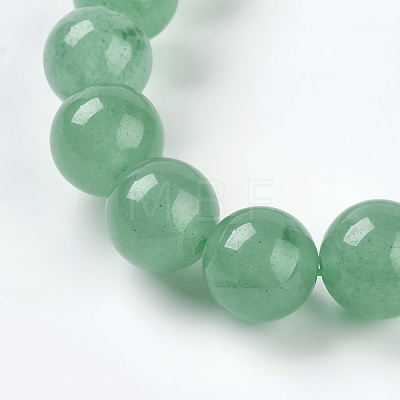 Natural Green Aventurine Beads Strands G-G099-10mm-17-1