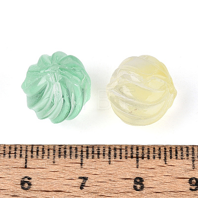 Baking Paint Transparent Glass Beads DGLA-N018-07-1