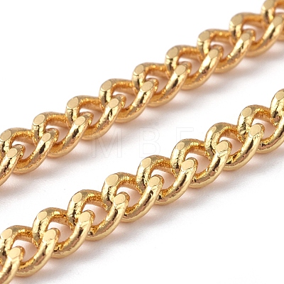 3.28 Feet Brass Curb Chains X-CHC-G005-26G-1