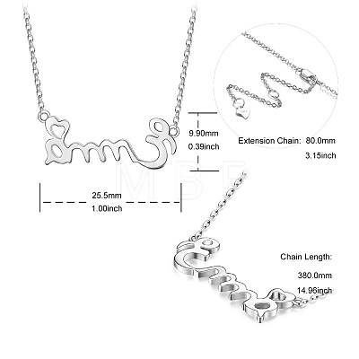 SHEGRACE 925 Sterling Silver Pendant Necklaces JN926A-1