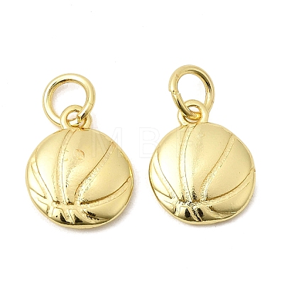 Sports Brass Charms KK-A289-04D-G-1