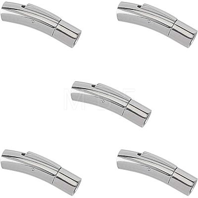 304 Stainless Steel Bayonet Clasps STAS-UN0001-88D-1
