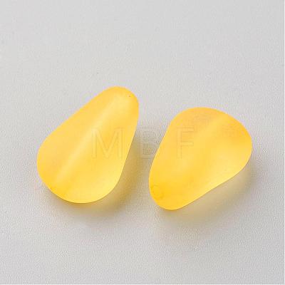 Transparent Acrylic Beads FACR-S044-M-1