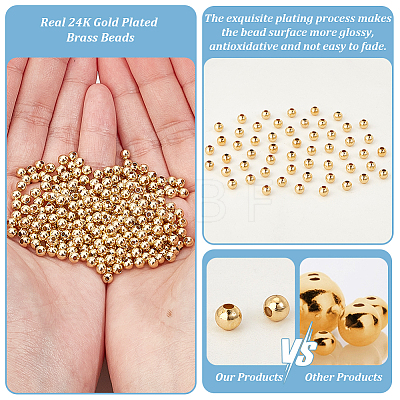   Brass Spacer Beads KK-PH0006-38C-1