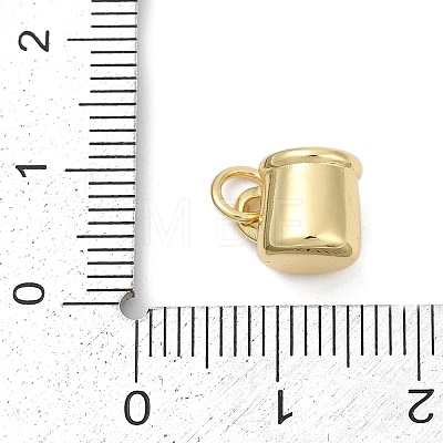 Brass Enamel Charms KK-U062-01B-G-1