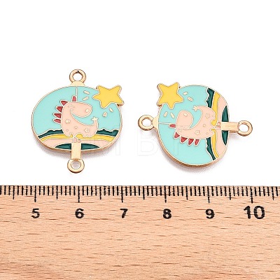 Alloy Enamel Pendants PALLOY-N176-29C-RS-1