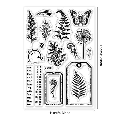 Custom PVC Plastic Clear Stamps DIY-WH0618-0055-1