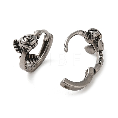 316 Surgical Stainless Steel Hoop Earrings EJEW-Q795-07AS-1