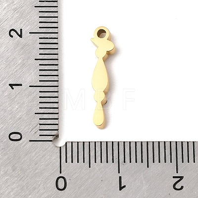 304 Stainless Steel Pendants STAS-K297-05G-1