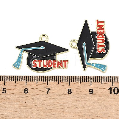 Alloy Enamel Pendants ENAM-L055-01B-02-1