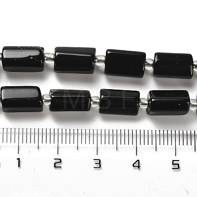 Natural Obsidian Beads Strands G-N327-06-01-1
