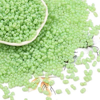 Baking Paint Glass Seed Beads SEED-L011-09A-18-1