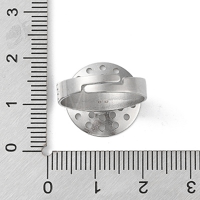 304 Stainless Steel Sieve Ring Settings STAS-K278-06A-P-1