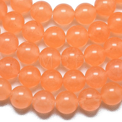Natural Malaysia Jade Beads Strands G-L645-C01-8mm-20-1