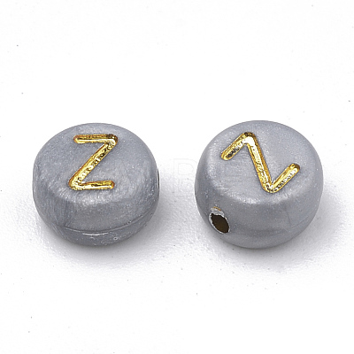 Opaque Acrylic Beads X-SACR-Q193-01-1