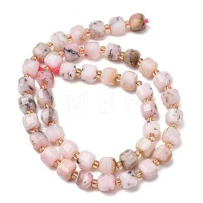Natural Pink Opal Beads Strands GG-CBAC972-A15-01-1