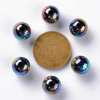 Opaque Acrylic Beads MACR-S370-D10mm-S002-1