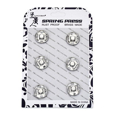 Brass Sewing Snap Button SNAP-S011-001-1