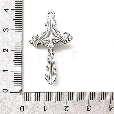 Tibetan Style Alloy Pendants PALLOY-D291-17AS-07-1