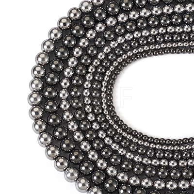 8 Strands 8 Styles Non-magnetic Synthetic Hematite Beads Strands G-TA0001-41-1