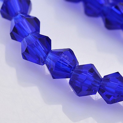 Faceted Bicone Glass Beads Strands EGLA-P017-4mm-08-1