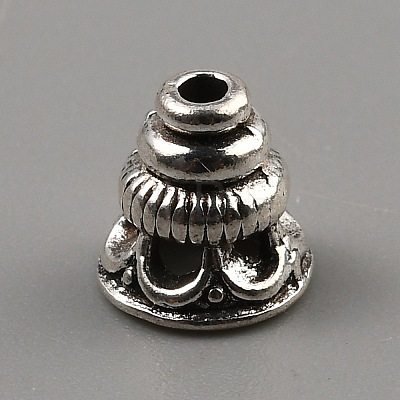 Tibetan Style Alloy Bead Cones FIND-WH0291-06B-AS-1