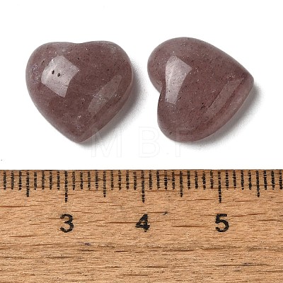 Natural Strawberry Quartz Cabochons G-N343-10-1