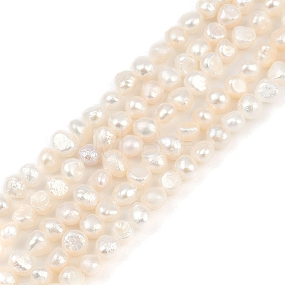 Natural Cultured Freshwater Pearl Beads Strands PEAR-P064-19B-04A-1