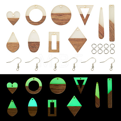 DIY Geometry Earring Making Kit DIY-TA0005-74-1