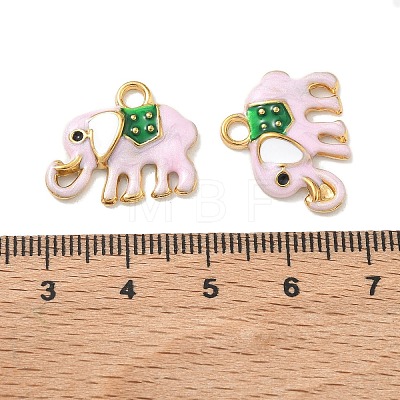 304 Stainless Steel Enamel Pendants STAS-L316-07G-01-1