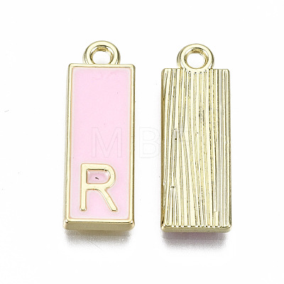 Alloy Enamel Pendants ENAM-T012-01R-RS-1