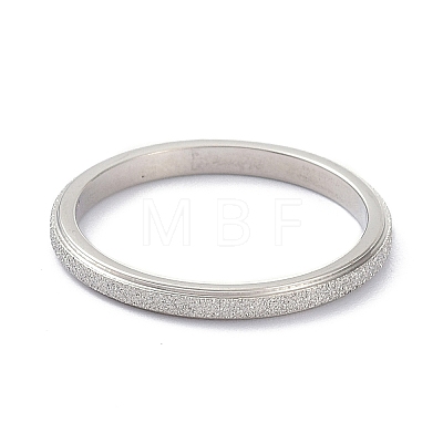 2mm Matte Plain Dome Finger Ring for Girl Women RJEW-C012-01F-P-1