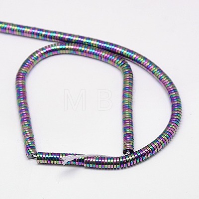 Electroplate Non-magnetic Synthetic Hematite Beads Strands G-J164A-2mm-03-1