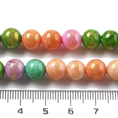 Natural Mashan Jade Beads Strands G-A255-A01-01C-1