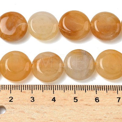 Natural Topaz Jade Beads Strands G-L648-B20-15mm-1