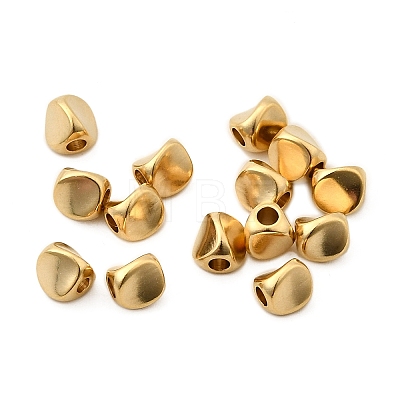 Brass Spacer Beads KK-O133-008G-1