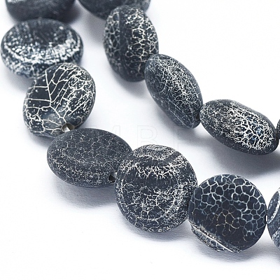 Natural Weathered Agate Beads Strands G-D0005-17B-1
