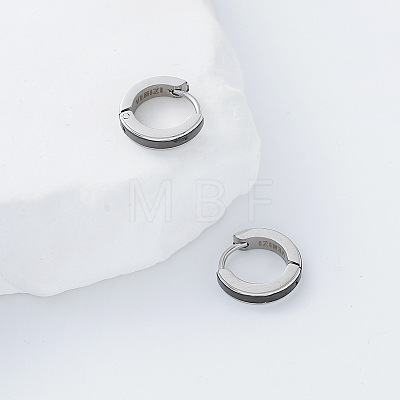 304 Stainless Steel Hoop Earrings XQ3729-1