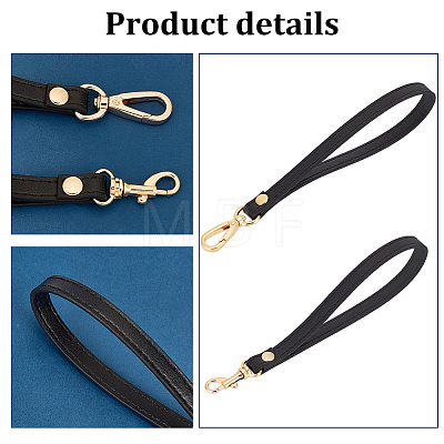   2Pcs 2 Style Leather Bag Wristlet Straps FIND-PH0017-27A-1