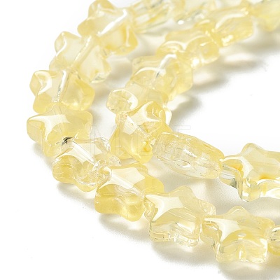 Transparent Glass Beads Strand GLAA-F112-02D-1